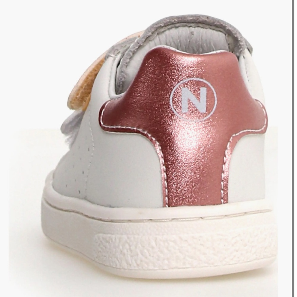 NWT NATURINO HASSELT Sneaker in White-Silver-Platinum - Picture 4 of 15
